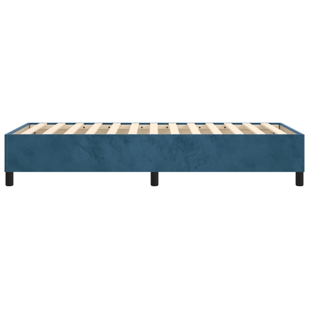 Boxspringbettgestell Dunkelblau 90x190 cm Samt