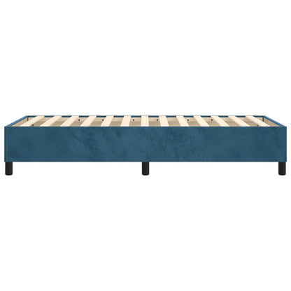 Boxspringbettgestell Dunkelblau 90x190 cm Samt