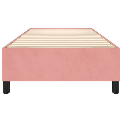 Boxspringbettgestell Rosa 90x190 cm Samt