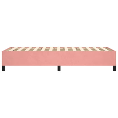 Boxspringbettgestell Rosa 90x190 cm Samt