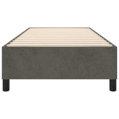 Boxspringbettgestell Dunkelgrau 90x200 cm Samt