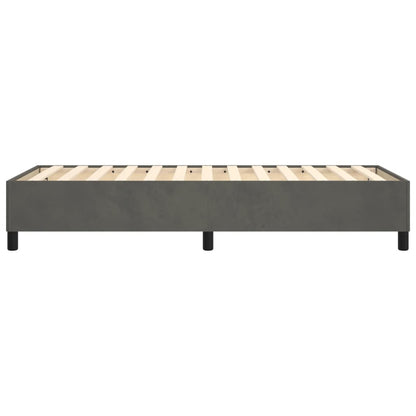 Boxspringbettgestell Dunkelgrau 90x200 cm Samt