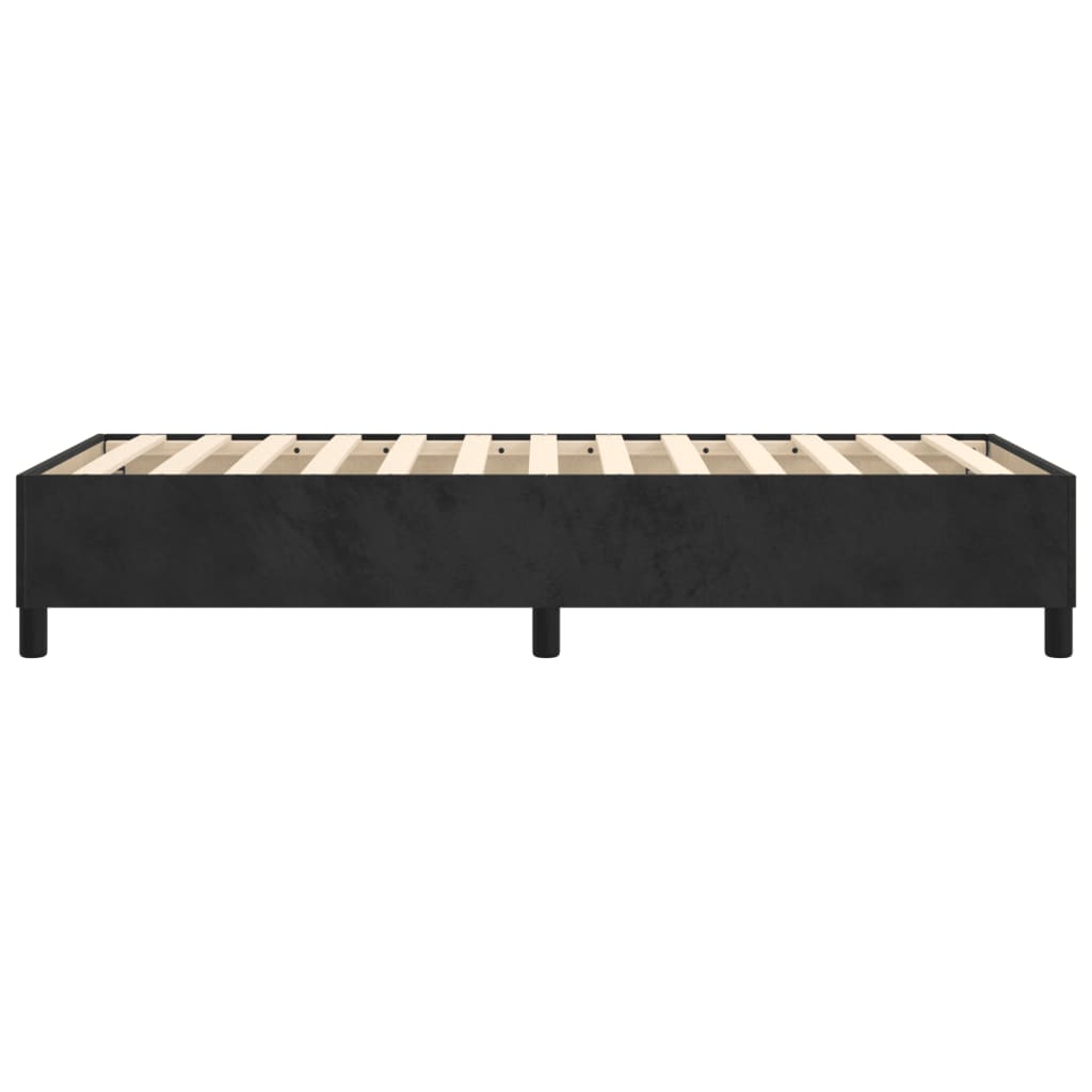 Boxspringbettgestell Schwarz 90x200 cm Samt
