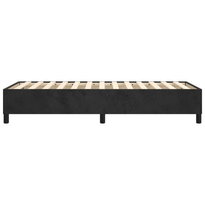 Boxspringbettgestell Schwarz 90x200 cm Samt