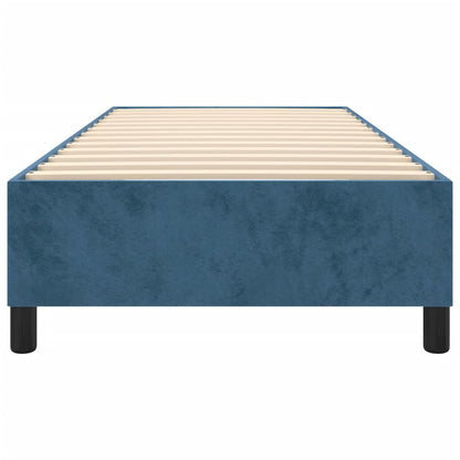Boxspringbettgestell Dunkelblau 90x200 cm Samt