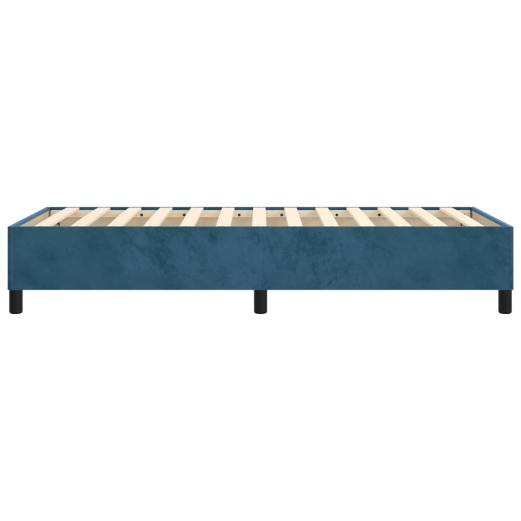 Boxspringbettgestell Dunkelblau 90x200 cm Samt
