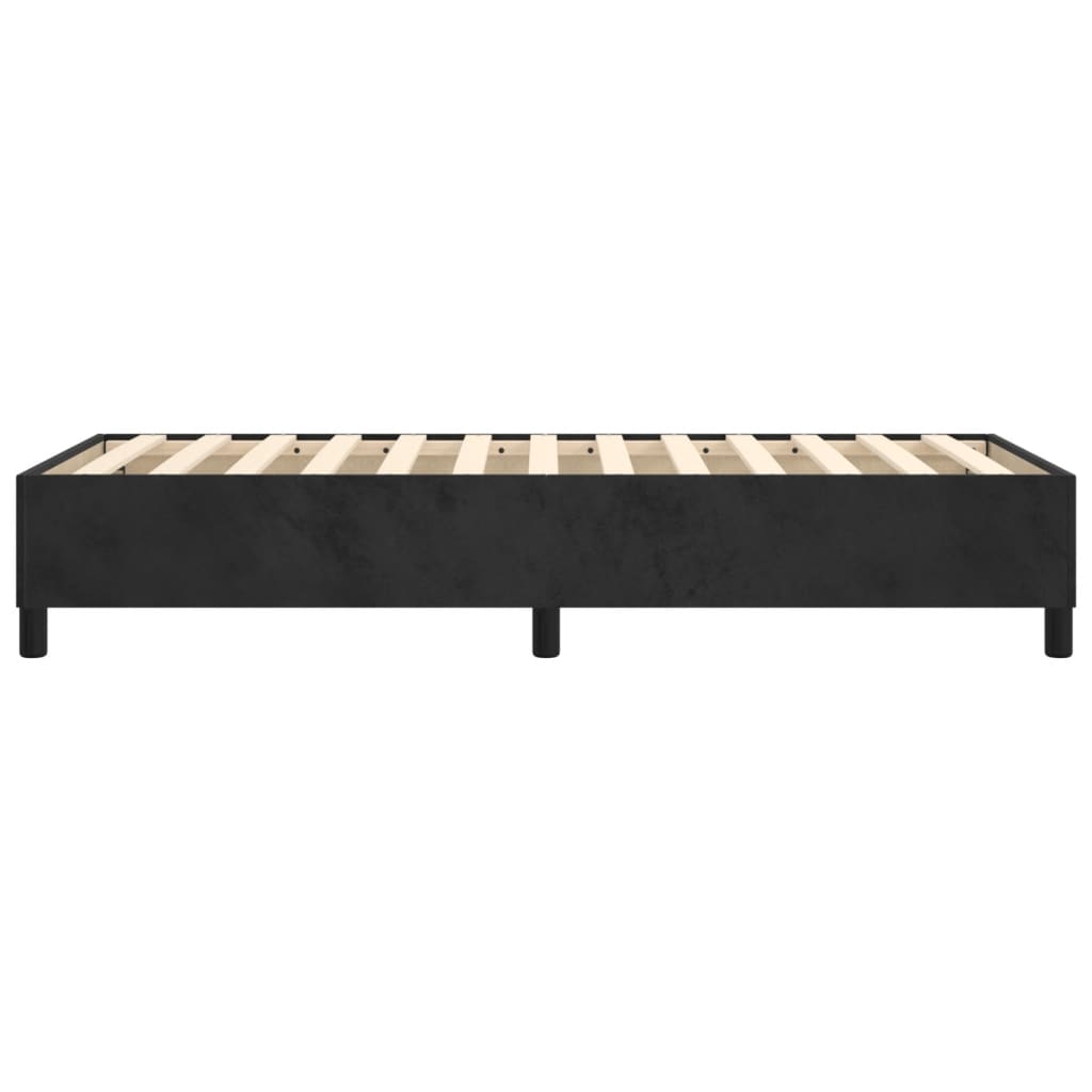 Boxspringbettgestell Schwarz 100x200 cm Samt