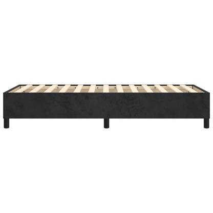 Boxspringbettgestell Schwarz 100x200 cm Samt