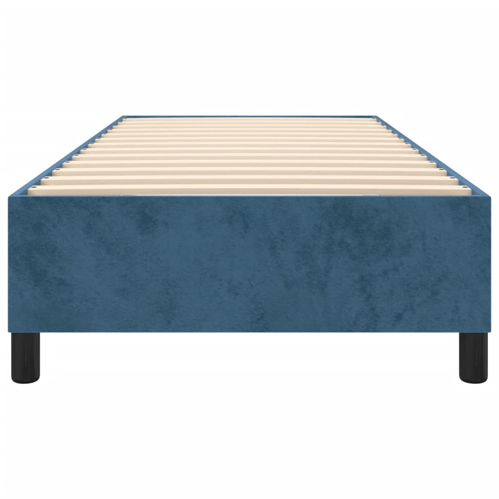 Boxspringbettgestell Dunkelblau 100x200 cm Samt