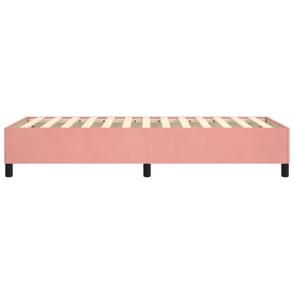 Boxspringbettgestell Rosa 100x200 cm Samt