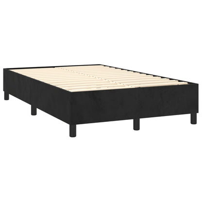 Boxspringbettgestell Schwarz 120x200 cm Samt