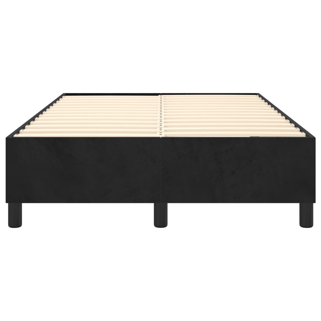 Boxspringbettgestell Schwarz 120x200 cm Samt