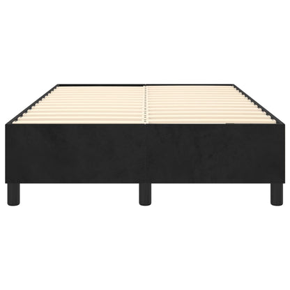 Boxspringbettgestell Schwarz 120x200 cm Samt