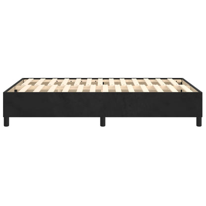 Boxspringbettgestell Schwarz 120x200 cm Samt