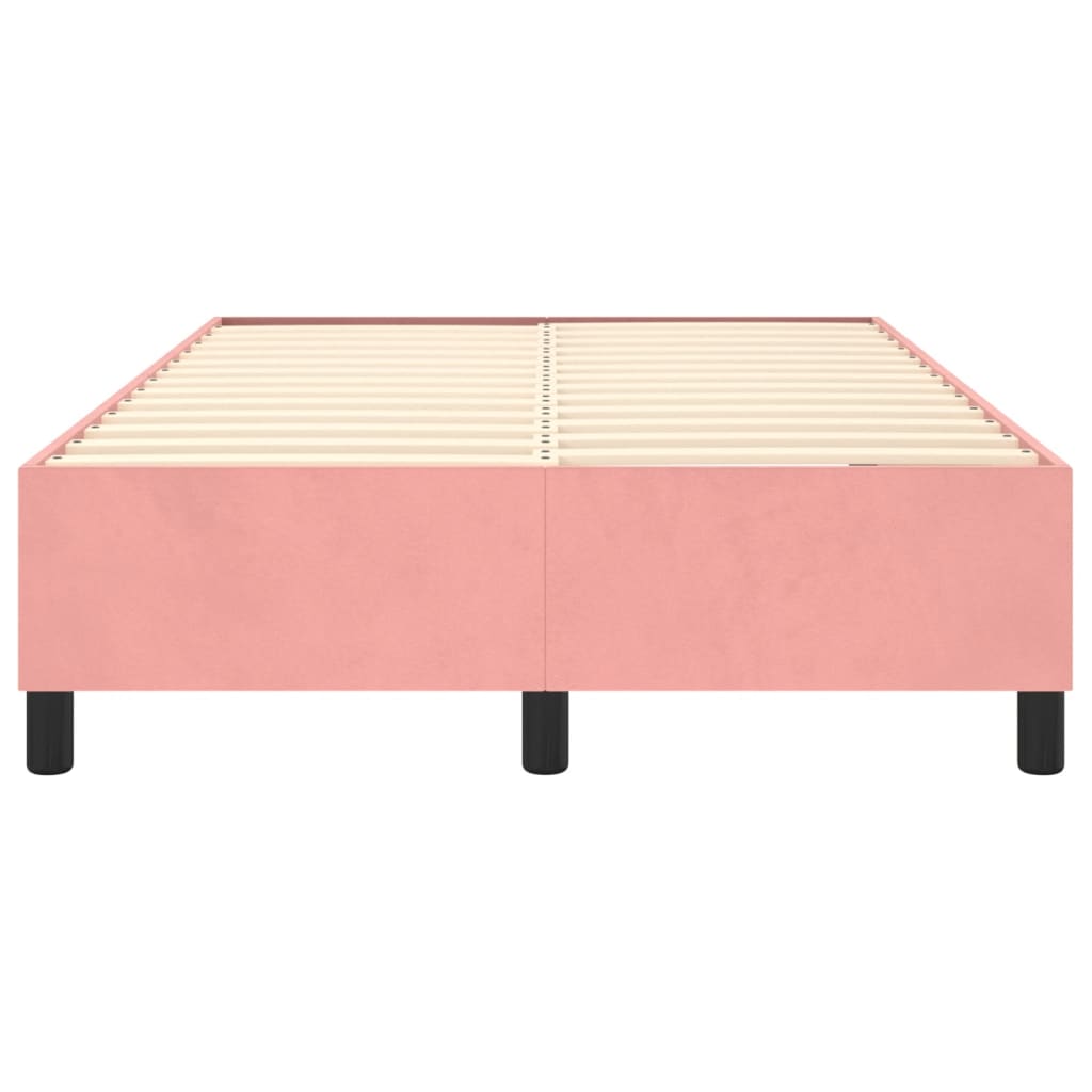 Boxspringbettgestell Rosa 120x200 cm Samt