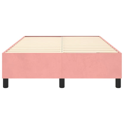 Boxspringbettgestell Rosa 120x200 cm Samt