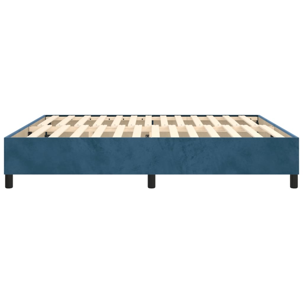 Boxspringbettgestell Dunkelblau 180x200 cm Samt