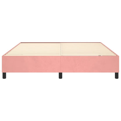 Boxspringbettgestell Rosa 180x200 cm Samt