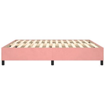 Boxspringbettgestell Rosa 180x200 cm Samt