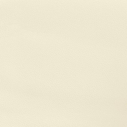 Bettgestell mit Kopfteil Creme 90x190 cm Kunstleder