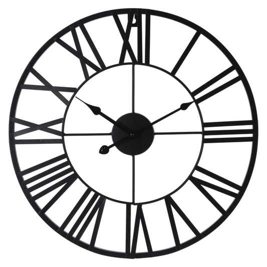 Wanduhr Römische Ziffern Schwarz