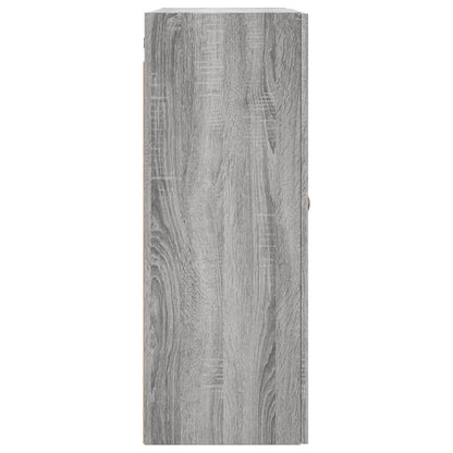 Wandschränke 2 Stk. Grau Sonoma 69,5x34x90 cm