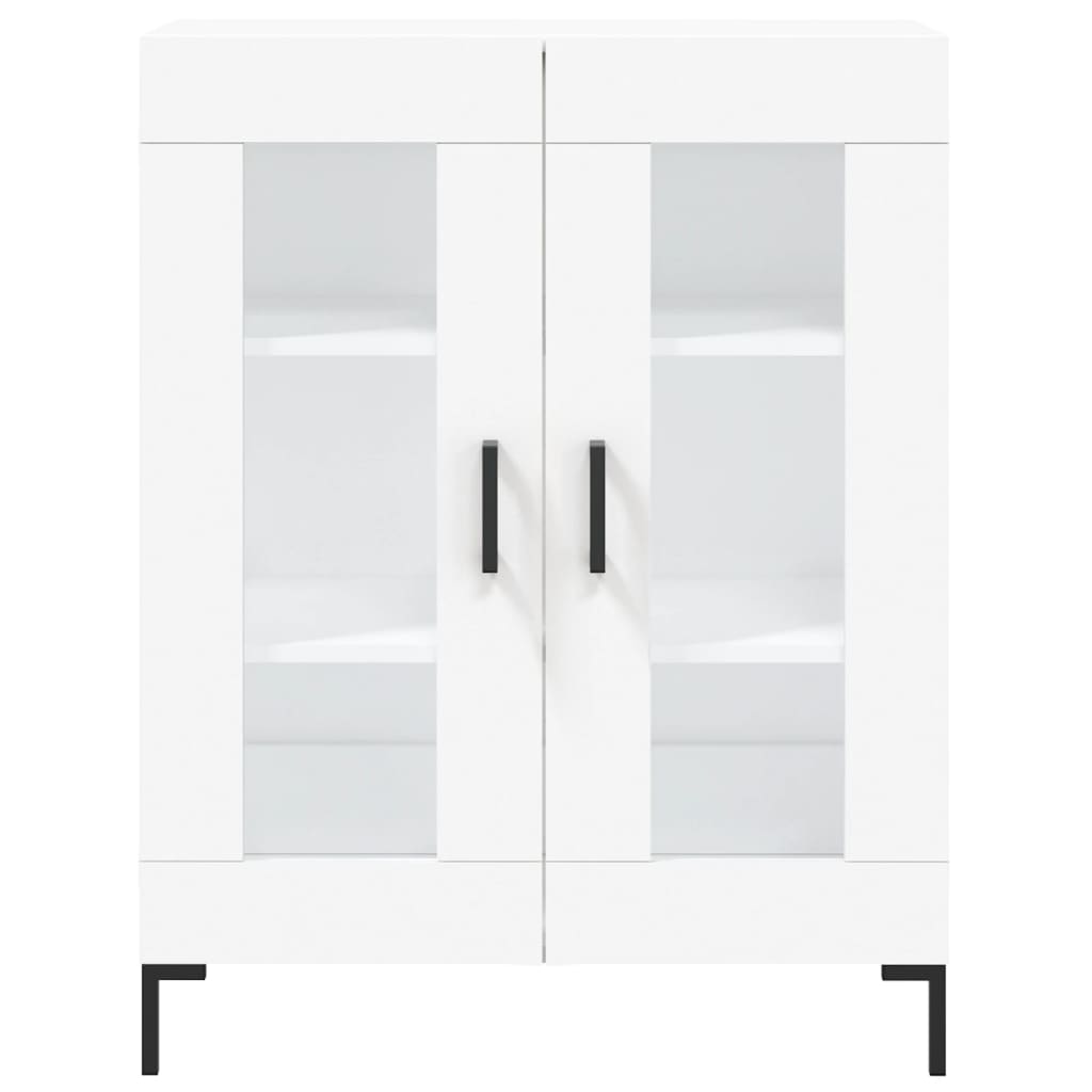 Highboard Weiß 69,5x34x180 cm Holzwerkstoff