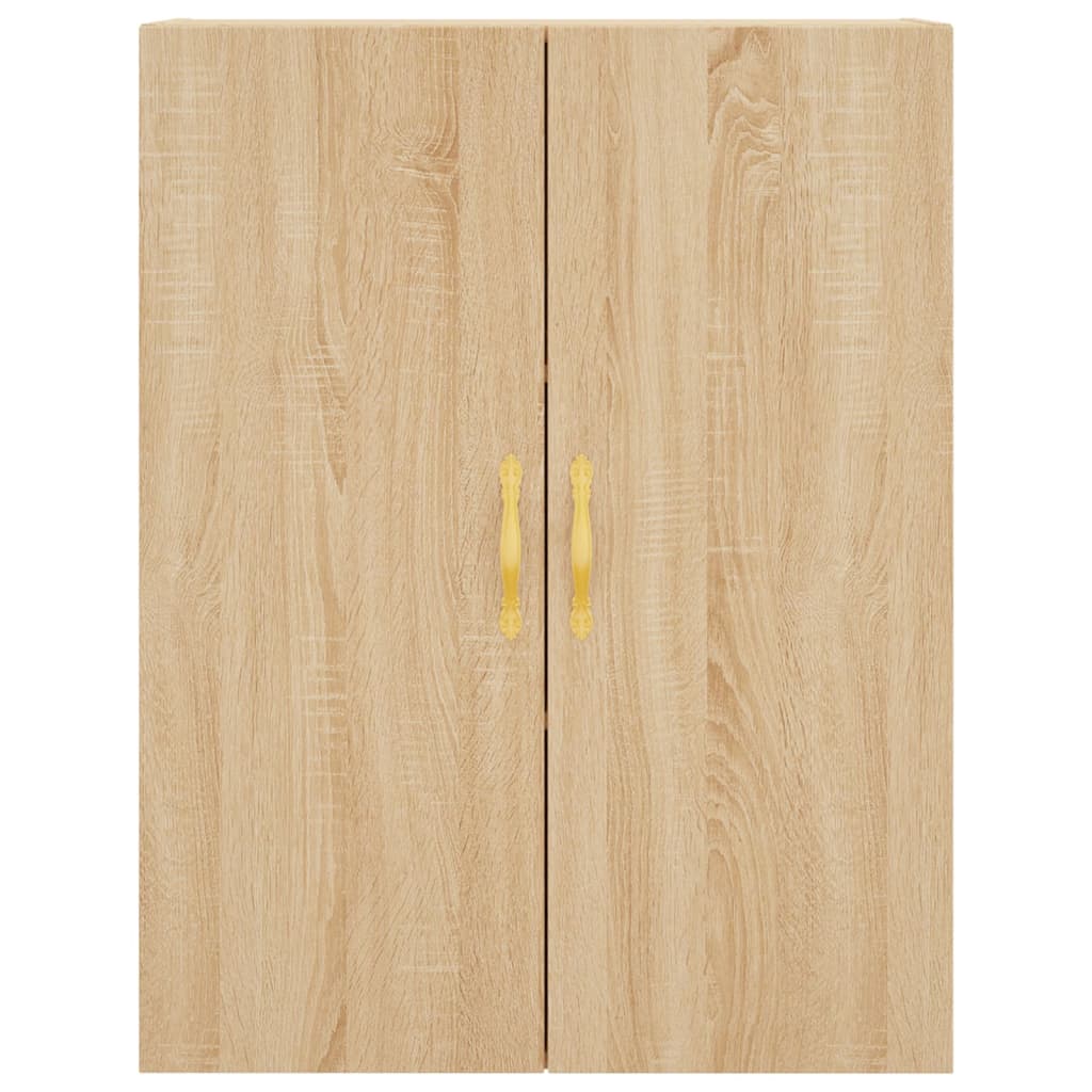 Highboard Sonoma-Eiche 69,5x34x180 cm Holzwerkstoff