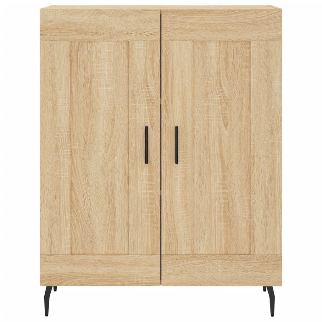 Highboard Sonoma-Eiche 69,5x34x180 cm Holzwerkstoff