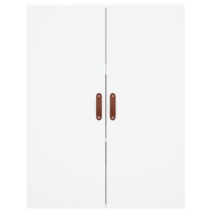 Highboard Weiß 69,5x34x180 cm Holzwerkstoff