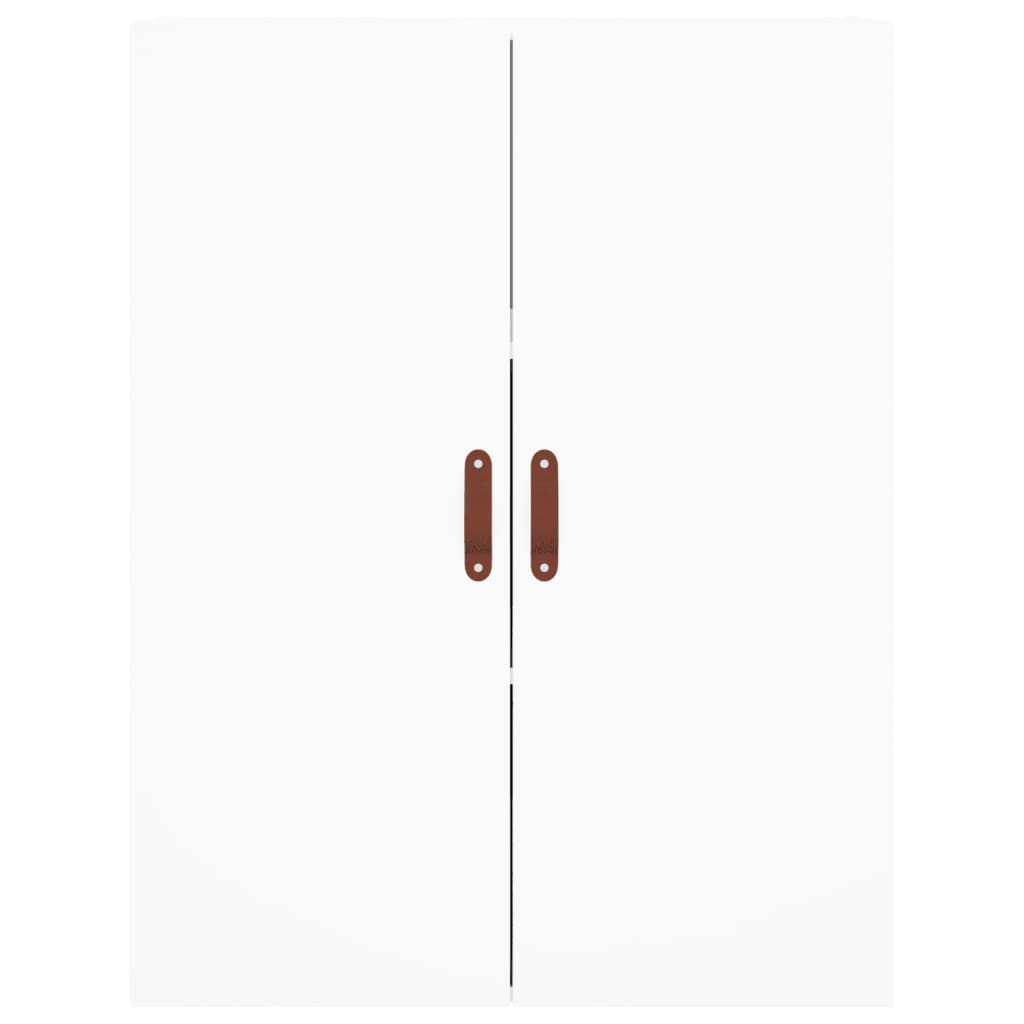 Highboard Weiß 69,5x34x180 cm Holzwerkstoff