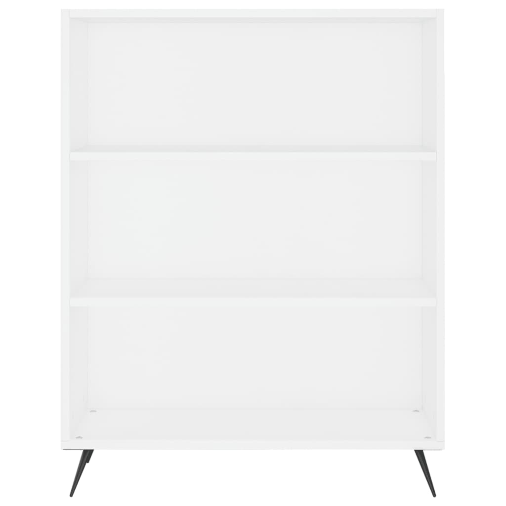 Highboard Weiß 69,5x34x180 cm Holzwerkstoff
