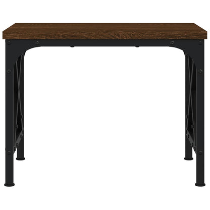 Druckerständer Braun Eichen-Optik 40x30x31 cm Holzwerkstoff