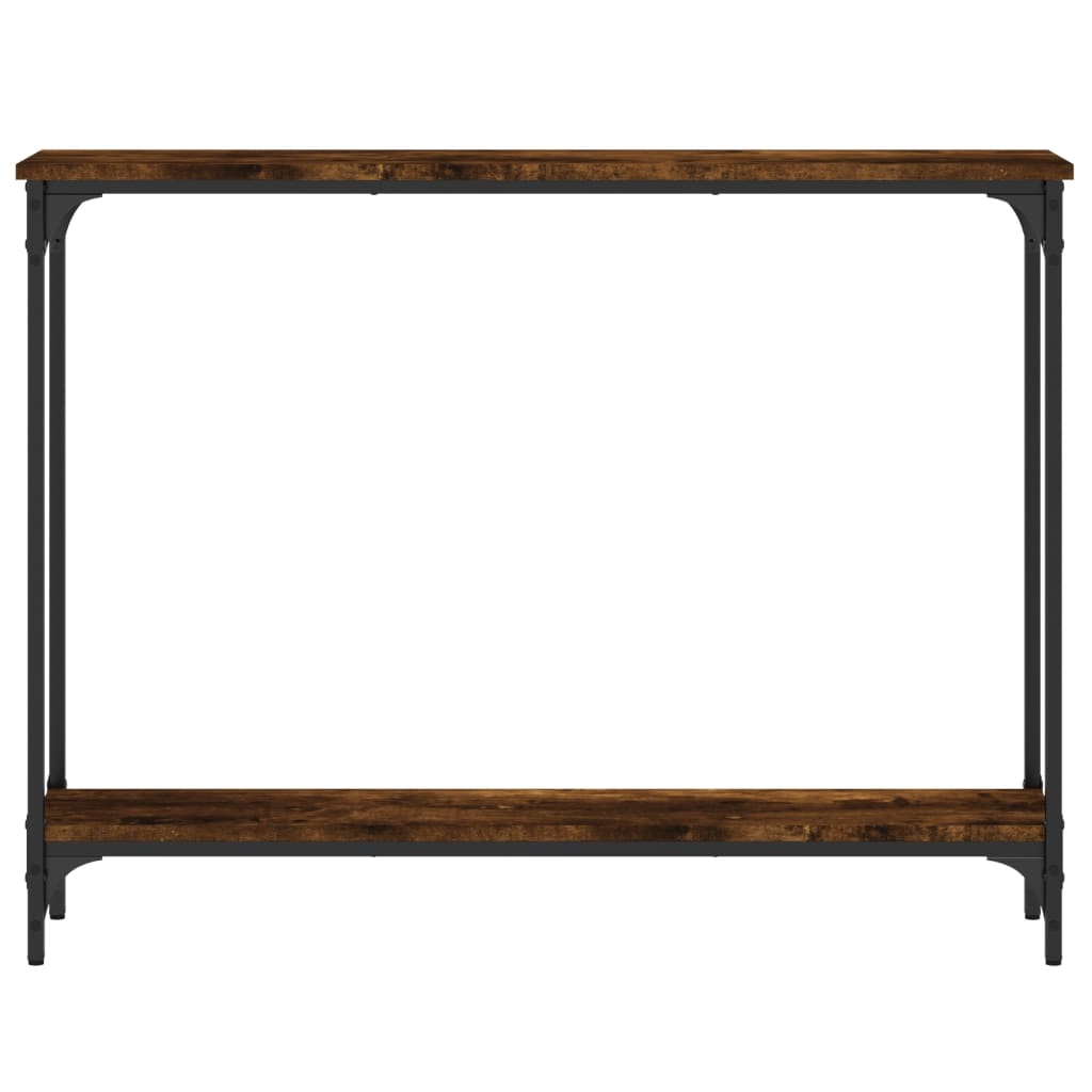 Konsolentisch Räuchereiche 100x22,5x75 cm Holzwerkstoff