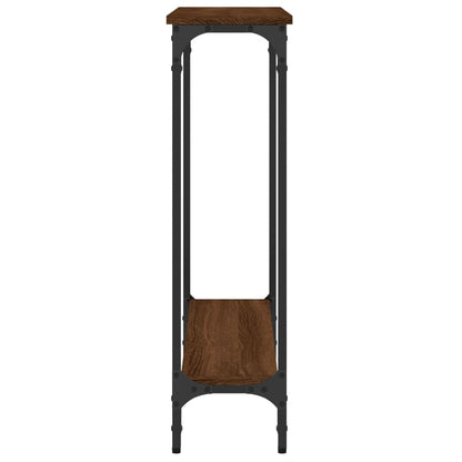 Konsolentisch Braun Eichen-Optik 75x22,5x75 cm Holzwerkstoff