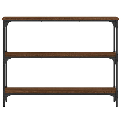 Konsolentisch Braun Eichen-Optik 100x22,5x75 cm Holzwerkstoff
