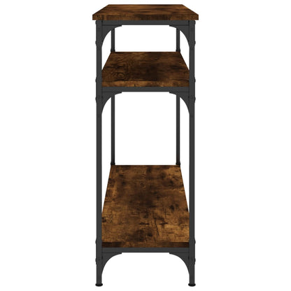Konsolentisch Räuchereiche 100x29x75 cm Holzwerkstoff