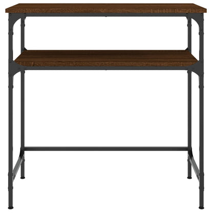 Konsolentisch Braun Eichen-Optik 75x35,5x75 cm Holzwerkstoff