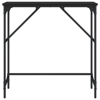 Konsolentisch Schwarz 75x32x75 cm Holzwerkstoff