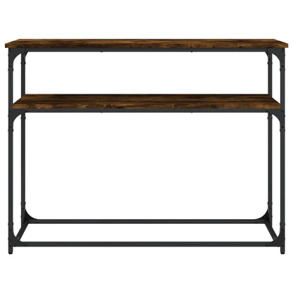 Konsolentisch Räuchereiche 100x35,5x75 cm Holzwerkstoff