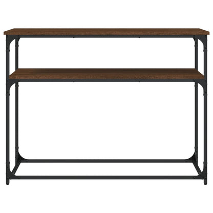Konsolentisch Braun Eichen-Optik 100x35,5x75 cm Holzwerkstoff
