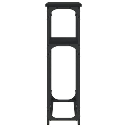 Konsolentisch Schwarz 90x22,5x75 cm Holzwerkstoff