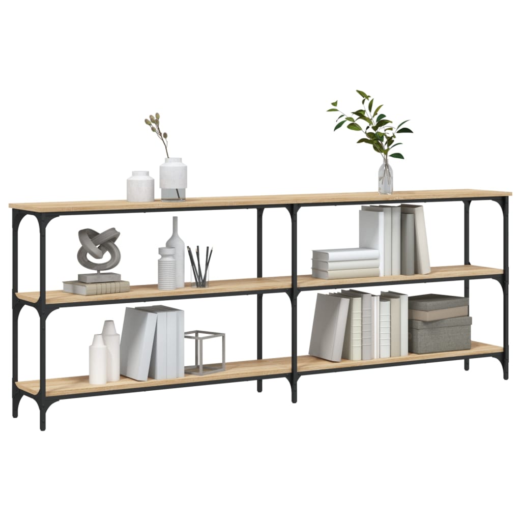 Konsolentisch Sonoma-Eiche 200 x 29 x 75 cm Holzwerkstoff