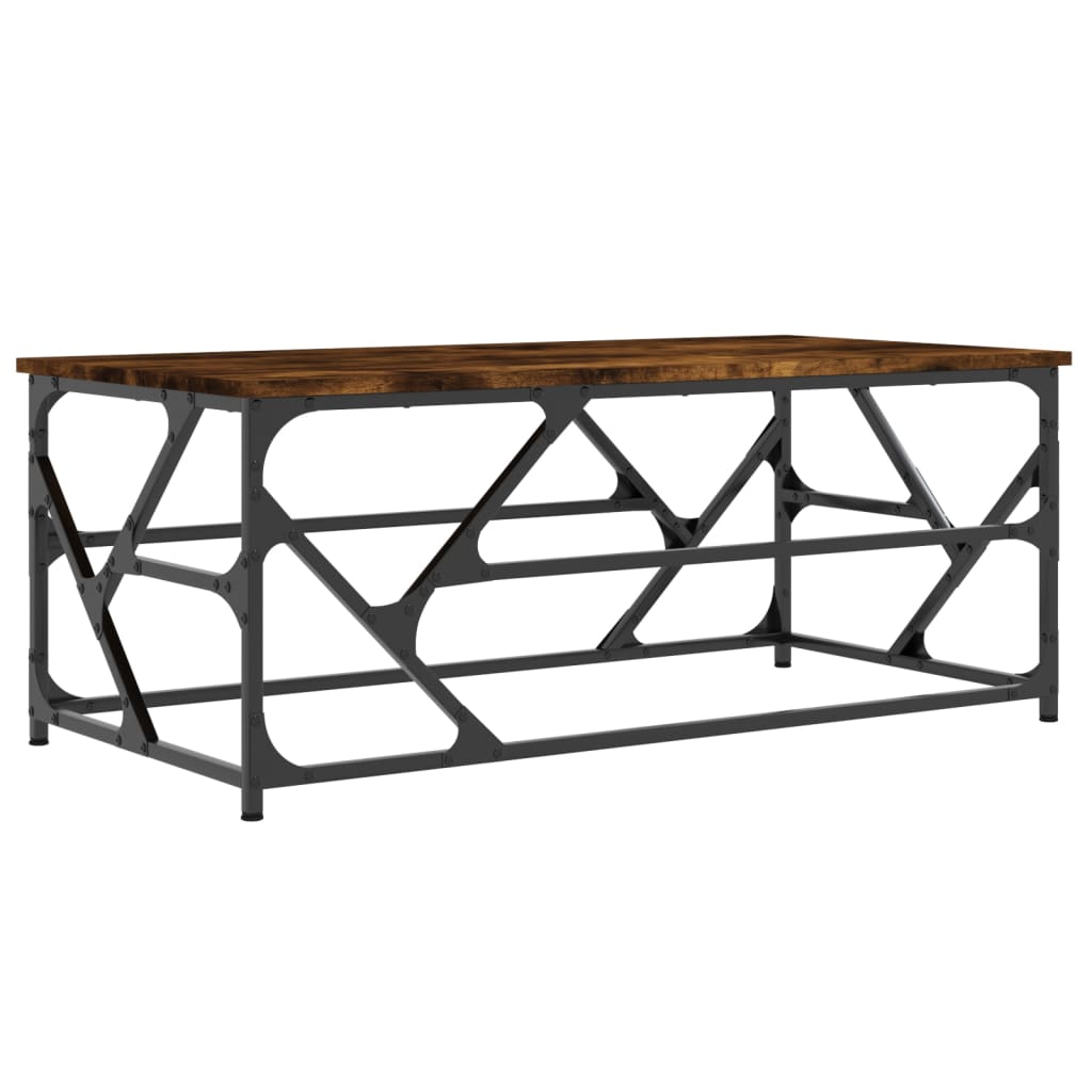 Sofabord røget eg 100x50x40 cm træmateriale