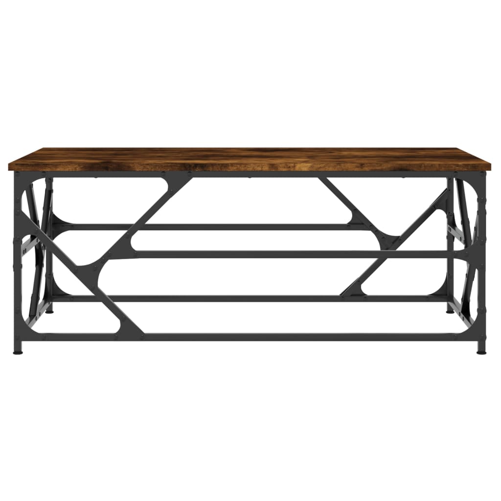 Sofabord røget eg 100x50x40 cm træmateriale