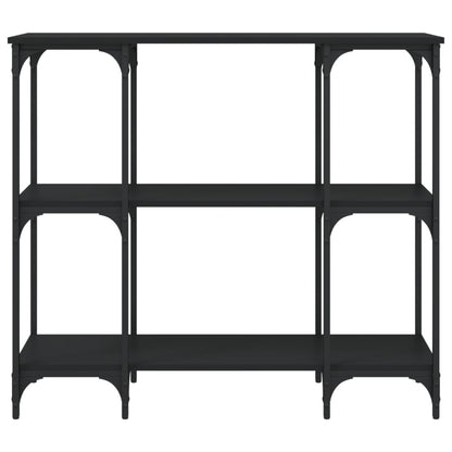 Konsolentisch Schwarz 102x35x90 cm Holzwerkstoff