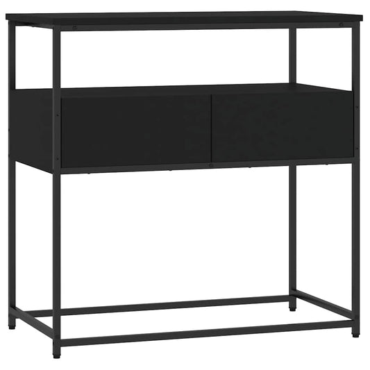 Konsolentisch Schwarz 75x40x75 cm Holzwerkstoff