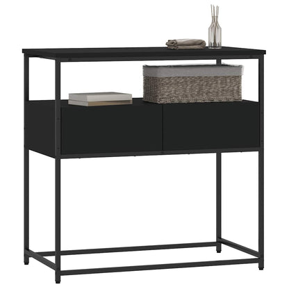 Konsolentisch Schwarz 75x40x75 cm Holzwerkstoff