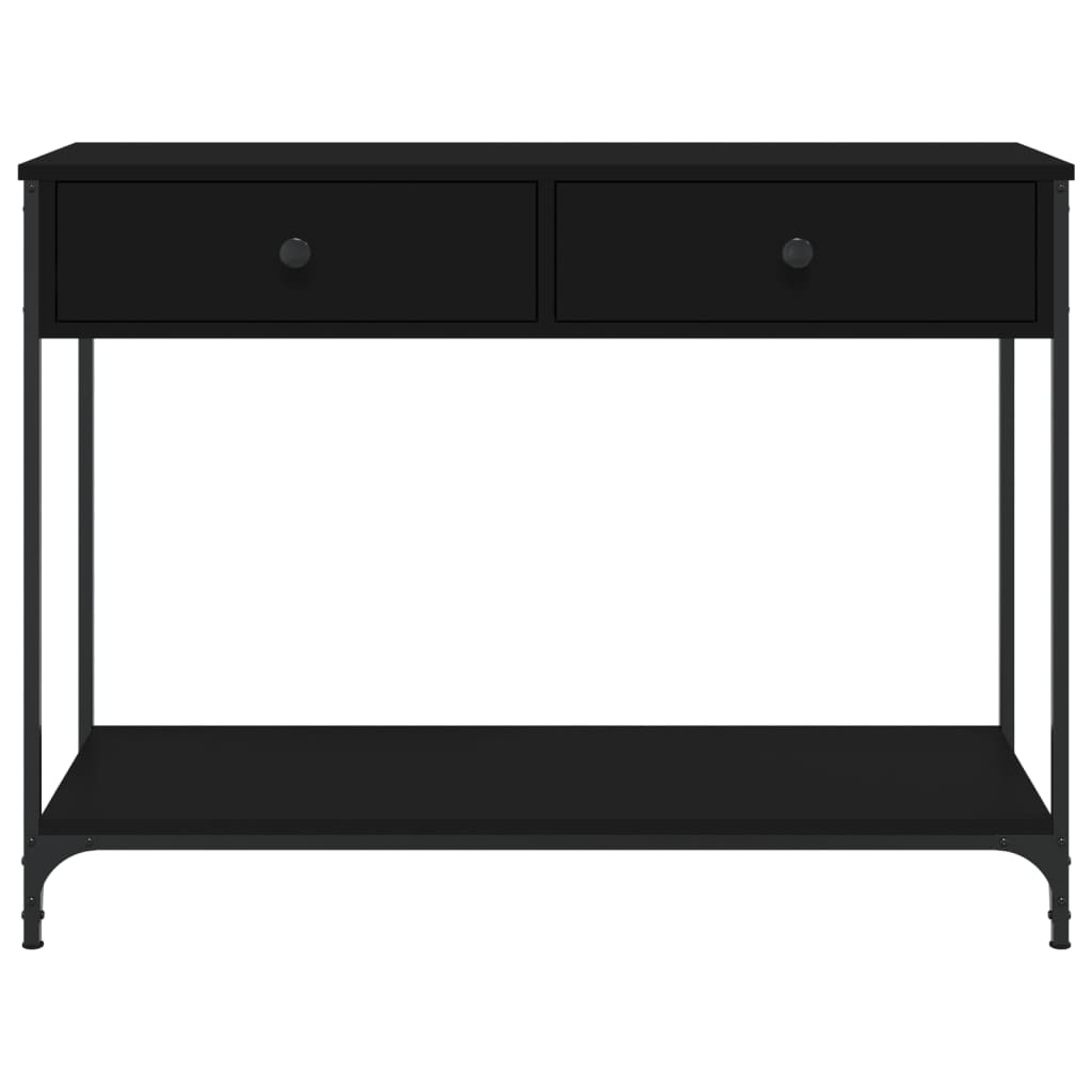 Konsolentisch Schwarz 100x34,5x75 cm Holzwerkstoff