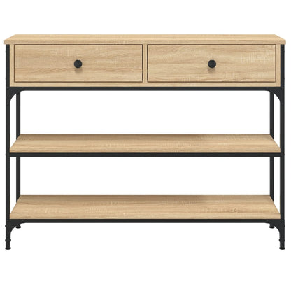 Konsolentisch Sonoma-Eiche 100x25x75 cm Holzwerkstoff